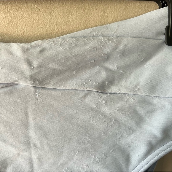 Hollister Light Blue Crossover Bikini Bottoms Size Small - Picture 2 of 6